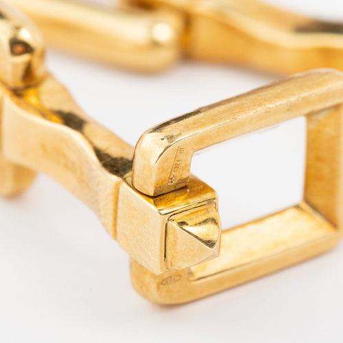 Boutons de manchette Cartier - Boutons de manchette en or jaune 18 carats 58 Facettes
