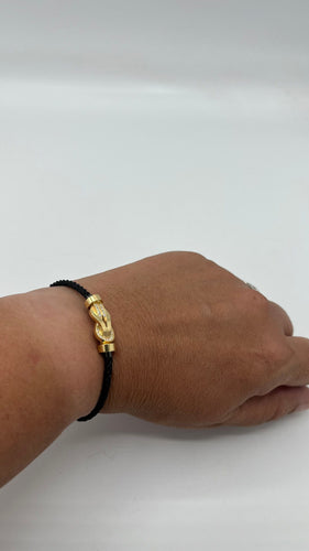 Bracelet FRED - Bracelet Chance Infinie or et diamants 58 Facettes 096329024472