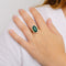 Bague Bague émeraude diamants 58 Facettes