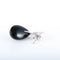 Boucles d'oreilles Boucles d'oreilles en or blanc, diamants et agate 58 Facettes