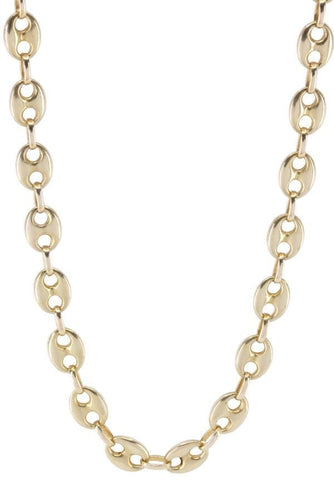 Collier Chaine maille grain de café 58 Facettes 063741