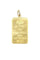 Pendentif PENDENTIF LINGOTIN 5 GRAMMES "LADY FORTUNA" 58 Facettes 041431
