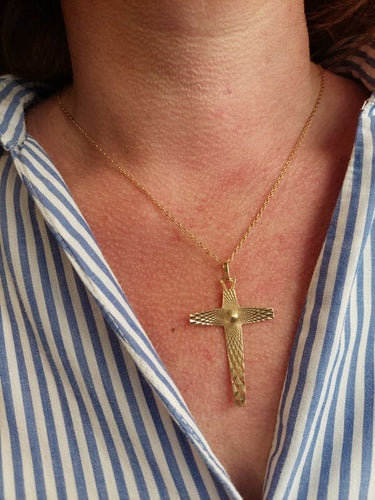 Pendentif PENDENTIF CROIX ANCIENNE 58 Facettes 065781