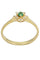 Bague 53 BAGUE FLEUR ÉMERAUDE ET DIAMANTS 58 Facettes 055411