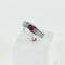 Bague 54 Bague Rubis et Diamants en or blanc 58 Facettes