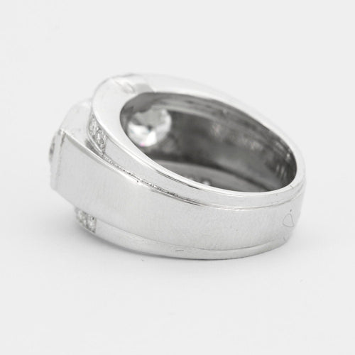 Bague 53 Bague Art Déco Diamants 58 Facettes