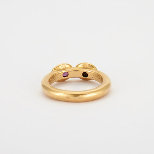 Bague 53 Chaumet - bague rubis, saphir 58 Facettes HS4272