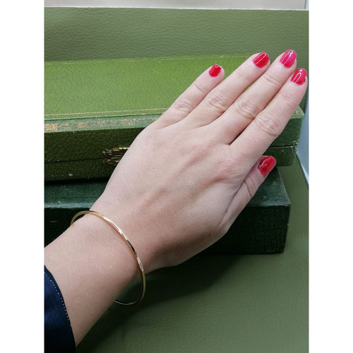 Bracelet Bracelet jonc or jaune 58 Facettes 2733