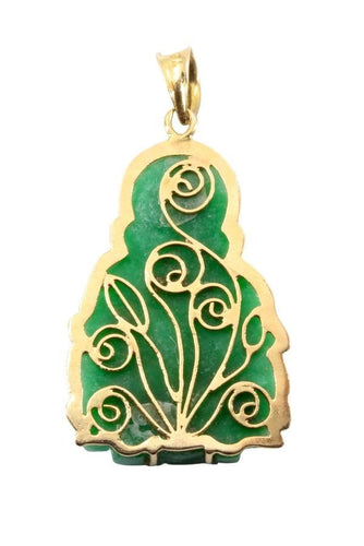 Pendentif PENDENTIF BOUDDAH EN JADE 58 Facettes 038561