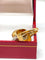 Bague Bague en or jaune diamants taille ancienne et perle 58 Facettes
