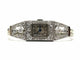 Montre Montre Art Déco platine & or blanc, diamants 2.44 cts 58 Facettes 07/07 - 16