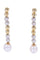 Boucles d'oreilles BOUCLES D'OREILLES PENDANTES PERLES DIAMANTS 58 Facettes 075761