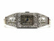 Montre Montre Art Déco platine & or blanc, diamants 2.44 cts 58 Facettes 07/07 - 16