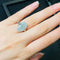 Bague 53 Bague Or Quartz Vert d'Eau 58 Facettes 20400000610