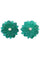 Boucles d'oreilles BOUCLES D'OREILLES FLEURS ÉMERAUDE DIAMANTS 58 Facettes 075941