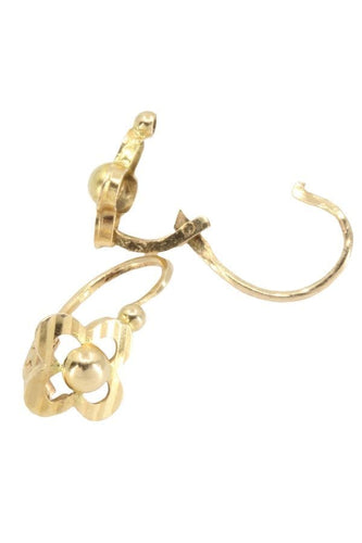 Boucles d'oreilles DORMEUSES FLEURS ENFANTS 58 Facettes 052811