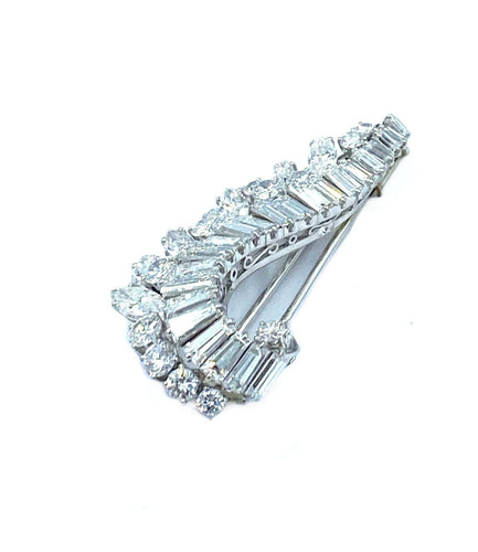 Broche Boucheron. Broche diamants 9ct 58 Facettes