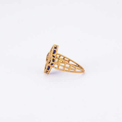 Bague 51 Bague en Or jaune trèfle 58 Facettes