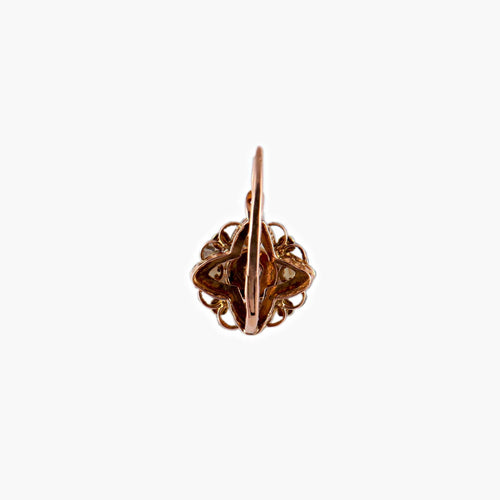 Boucles d'oreilles Boucles d’oreilles anciennes perles fines 58 Facettes