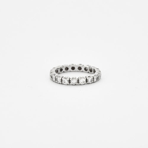 Bague 52.5 Alliance américaine Diamants 1.52ct 58 Facettes 230429