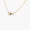 Collier Collier or jaune, diamants bruns et blancs 58 Facettes P1L14