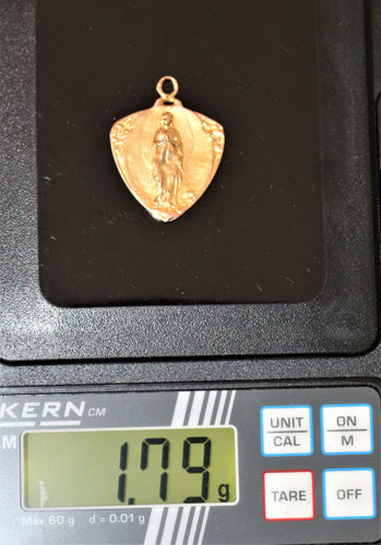 Pendentif Médaille-Pendentif Art Nouveau en or jaune 58 Facettes 442
