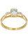 Bague BAGUE MODERNE AIGUE-MARINE ET DIAMANTS 58 Facettes 054141