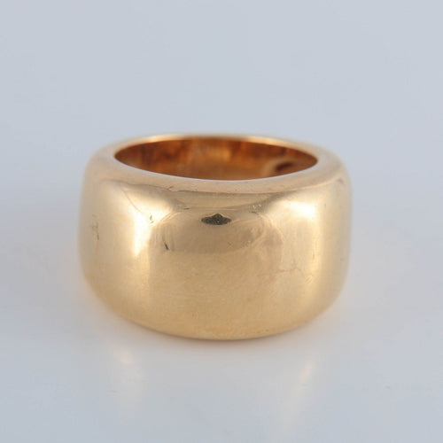 Bague 52 CARTIER - gros anneau en or jaune 58 Facettes