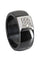 Bague BAGUE MODERNE CÉRAMIQUE ET DIAMANTS 58 Facettes 051981