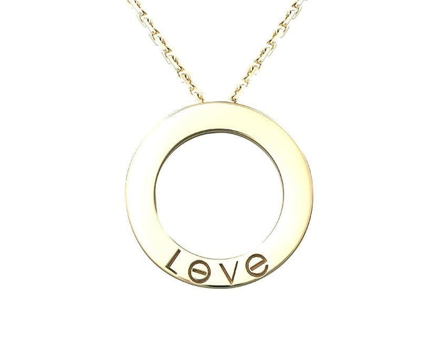 Collier CARTIER. Collection LOVE, collier en or jaune et diamants 58 Facettes