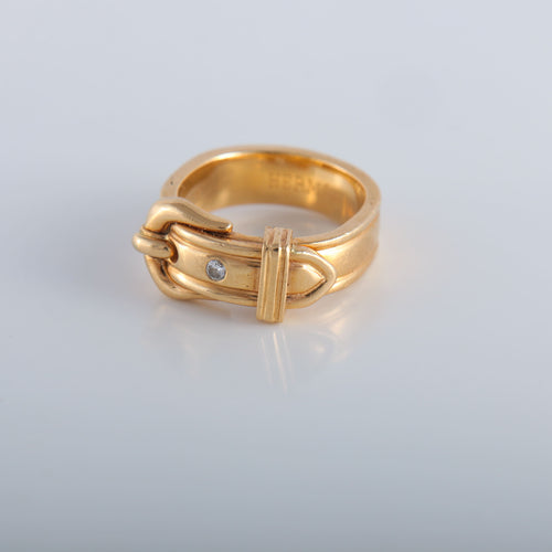 Bague Bague Hermès en or jaune 18K 58 Facettes