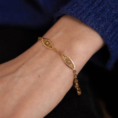Bracelet Bracelet maillons filigranés 58 Facettes JB9