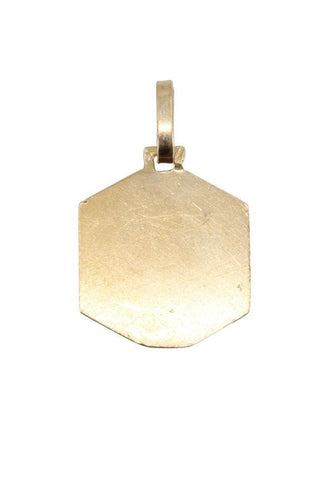 Pendentif MÉDAILLE VIERGE ANCIENNE 58 Facettes 038941