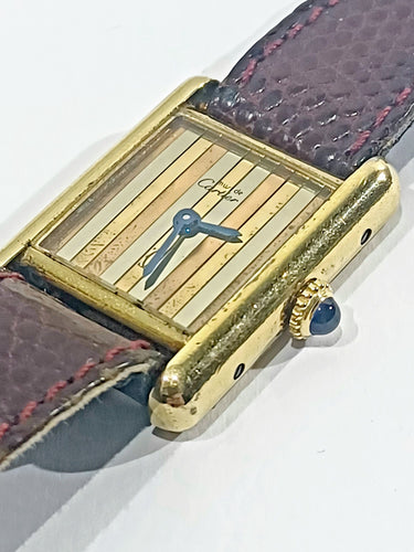 Montre Cartier - Montre De Femme Must 58 Facettes 3083/7