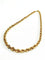 Collier Collier Or Rose Maille Corde 58 Facettes 3124/1