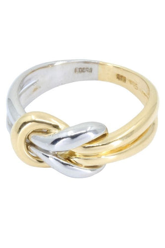 Bague 50.5 BAGUE NŒUD D'HÉRACLÈS 58 Facettes 047191