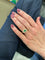 Bague BAGUE MODERNE ÉMERAUDE ET DIAMANTS 58 Facettes 050111