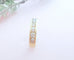 Bague 54 Demi Alliance Diamants 0,70 carat Or Jaune 58 Facettes AA 1612