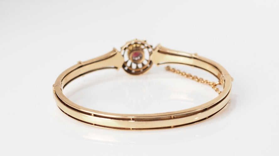 Bracelet Bracelet en Or rose et Grenat 58 Facettes 29082