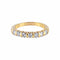 Bague 60 Demi-alliance Diamants 58 Facettes