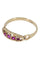 Bague 55 BAGUE JARRTIÈRE ANCIENNE RUBIS 58 Facettes 067611
