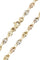 Collier CHAINE MAILLE GRAIN DE CAFÉ 3 ORS 58 Facettes 065641