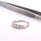 Bague Alliance ancienne en Or blanc & diamants 58 Facettes