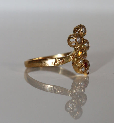 Bague 58 Bague Toi et Moi Napoléon III 58 Facettes 497
