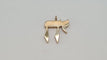 Pendentif Pendentif HAI LA VIE en Or jaune, Diamants 58 Facettes