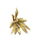 Boucles d'oreilles Chaumet. Demi-parure 1980 en or jaune 18K 58 Facettes