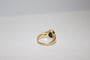 Bague 51 Bague Or  Diamants taille baguette et Saphir 58 Facettes