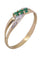 Bague BAGUE MODERNE ÉMERAUDES 58 Facettes 072651