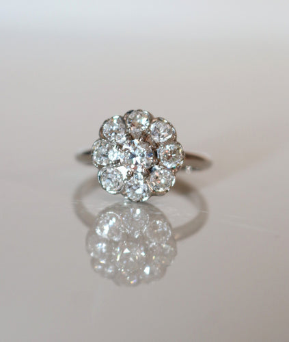 Bague 48 Bague petite Marguerite Diamants 1930 58 Facettes 545