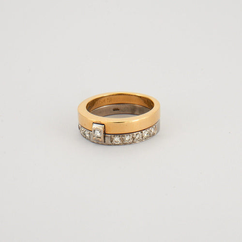 Bague 57 Alain Roure - Bague Chut... Je t'aime 58 Facettes